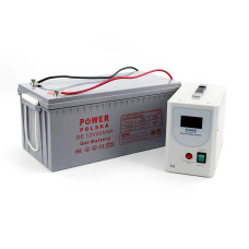 Надійний комплект резервного живлення Power Polska: DBЖ 12V НВ0812 640Вт з гелевою батареєю GE 12V, 200AH