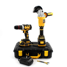 Набір безщіткового інструменту Instrumentop 36V: ударний шуруповерт DCD796 та болгарка DCG417N