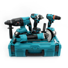 Макіта 36V 4 в 1 набір інструментів з трьома акумуляторами: всі необхідні інструменти для вашого проекту!