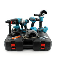 Потужний комплект 5 в 1 Instrumentop 36V Шуруповерт, Болгарка, Перфоратор, Гайковерт і Циркулярна пила