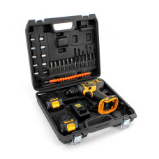 Надійний ударний шуруповерт DeWALT DCD796 з потужним акумулятором 24V та комплектом інструментів