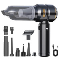 Портативний акумуляторний пилосос MINI HL-138 компактний пристрій для сухого та вологого прибирання 