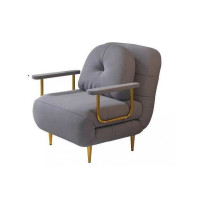 М’яке розкладне крісло-ліжко DR-65 сірого кольору  комфортне спальне місце та стильний меблевий трансформер для будь-якого інтер’єру