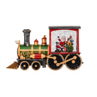 Святковий музичний ліхтар 806 «Різдвяний поїзд» з LED підсвіткою