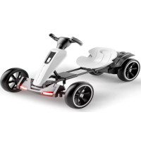 Білий дитячий електрокарт Bambi M 6277 EBR-3 з дистанційним керуванням