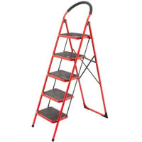 Стрем’янка побутова Intertool сталева 5 сходинок з поручнем