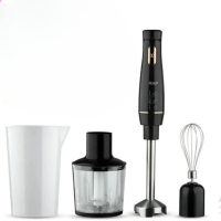 Кухонний блендер Raf R309B 5 в 1 занурювальний з насадками, подрібнювачем і вінчиком 300 Вт