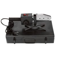 Паяльник для пластикових труб 2400 Вт професійний апарат з насадками у металевому кейсі