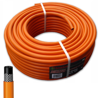 Газовий тришаровий каучуковий шланг 9 мм (50 метрів, бухта) – Помаранчевий шланг для безпечного та надійного використання