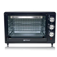 Міні-піч Hoffmans HM-752, 55 л, 2000 Вт — електрична духова піч з конвекцією, грилем, таймером і підсвіткою для дому
