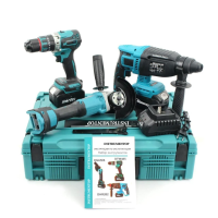 Набір 3в1 Instrumentop 36V  Перфоратор DHR202 Шуруповерт DTW485 Болгарка DGA506 для професійних завдань