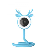 IP Wi-Fi Відеоняня з камерою 4MP  Baby Monitor 1440P Full HD  блакитна