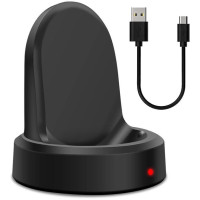 Бездротове зарядне пристрій Samsung Gear S3/S2 EP-YO760 — швидка магнітна док-станція, чорна