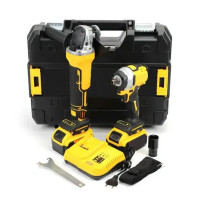 Акумуляторний комплект інструментів 2 в 1 68V — ударний гайковерт та кутова шліфувальна машина з високою продуктивністю