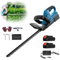 Акумуляторний кущоріз з довгим лезом та подвійними батареями 48V 4000 mAh — бездротовий садовий тример для кущів, живоплотів і декоративних рослин