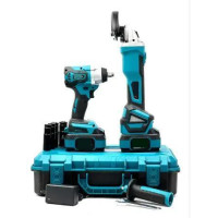 Набір інструментів Instrumentop 2в1  Ударний гайковерт DTW385 Кутова шліфмашина болгарка DGA506ZPRO  Безщіткові, 48V, 6.0Ah 