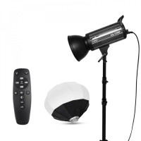 Комплект професійного студійного освітлення Soft Box  LED прожектор Lux100 LQ-150W-VL2 зі штативом для фото- та відеозйомки