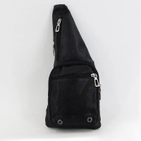 Стильна сумка нагрудна L75 зі шкірозамінника, чоловіча та жіноча сумка через плече для міста, подорожей