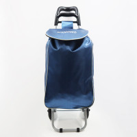 Господарська сумка-візок SYD-0167 METAL міцна, просторна тачка для покупок з металевим каркасом