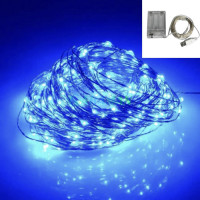 Світлодіодна гірлянда-нитка Роса 5 м, 50 LED, з живленням від батарейок та USB  ідеальний декоративний аксесуар для дому, ялинки та святкового декору