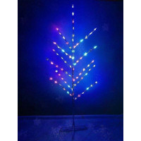 Світлодіодне дерево на стійці 1,5 м з 72 LED  святковий та декоративний акцент для дому, офісу та заходів