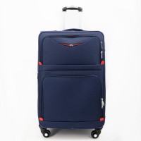 Чемодан дорожній Тройка Easy Move 2022-8 з розширенням, 2 міцні колеса, тканинний,  для подорожей, відряджень та авіаперельотів