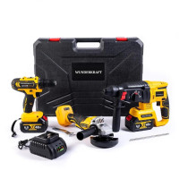 Набір акумуляторних інструментів 3 в 1 Wunderkraft 48V з 2 акумуляторами 6.0Ah та зарядним пристроєм у кейсі