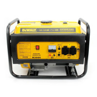 Бензиновий генератор DeWalt DXGNR3000, 3.5 кВт, ручний стартер, з мідною обмоткою та баком 15 л потужний і надійний генератор