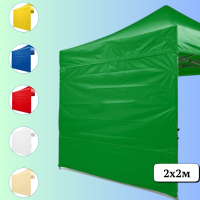 Бічні стінки зелені для намету 6 м, 2х2 м