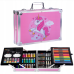 Неймовірний набір для творчості: 145 предметів у рожевій валізці з єдинорогом