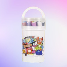 Безмежна творчість з 18 кольоровими акриловими маркерами!